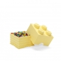 Lego, pojemnik klocek Brick 4 - Jasnożółty (40031741)